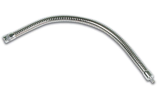 CUELLO DE CISNE CROMADO 185mm PARA MICROFONO FLEXIBLE ROSCA 58 50 cm