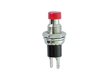 Pulsador Offon Con Capuchon Color Rojo