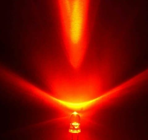 LED ROJO ALTA LUMINOSIDAD 5mm 4000mcd