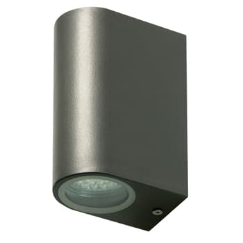 Aplique Pared Led Acero Inoxidable Exterior Luz Calida