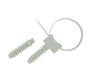 BRIDA SUJETA CABLES TACO PRESION ROSCADO 7mm NEGRO