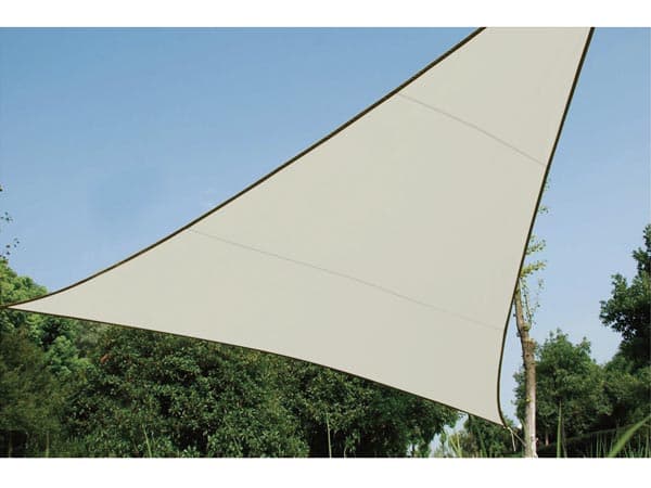 VELA DE SOMBRA TRIANGULAR 36m COLOR CREMA