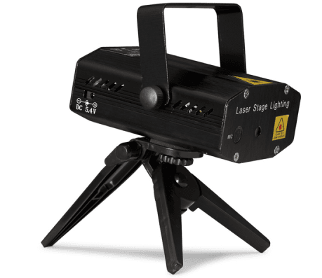 POTENTE PROYECTOR LASER DE REDUCIDO TAMAO PARA FIESTAS RG ROJO VERDE 150mW