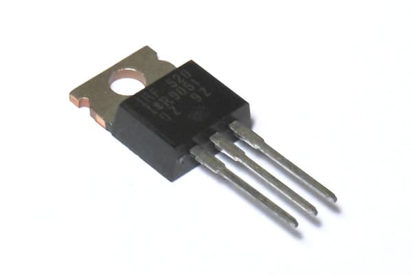 Mosfet Canal N Irf520 Y Datsheet Control Motor Con Arduino Control Con Arduino