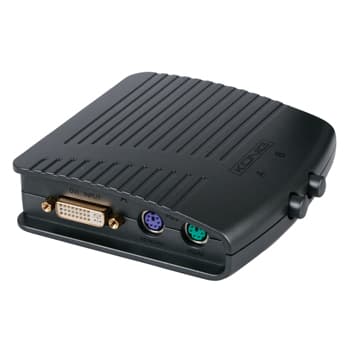 Conmutador Manual Kvm 2 Puertos Dvi Ps2 Ratonteclado